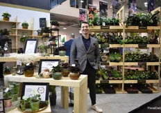 Rasmus Dupont Karsen of Lundager presenting 3 new varieties of peperomia, and one coming. Smylieplant Happy Mix, the concept that won the third price at the Glazen Tulip Award 2023. They bought Tingdal mid of September 2022 and now sells it under the brandTingdal By Lundager.